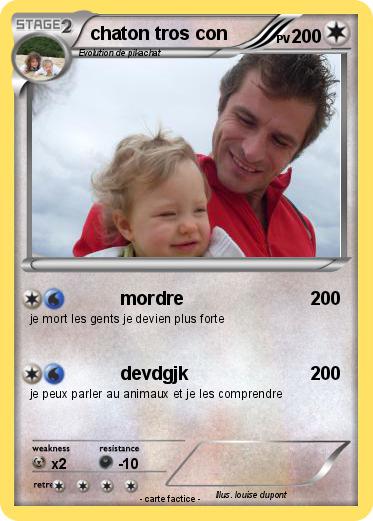 Pokemon chaton tros con