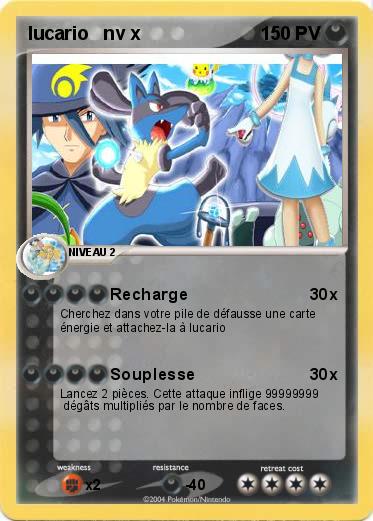 Pokemon lucario   nv x