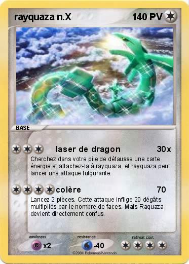 Pokemon rayquaza n.X