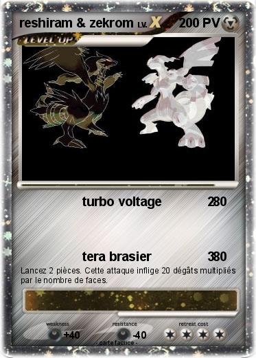 Pokemon reshiram & zekrom