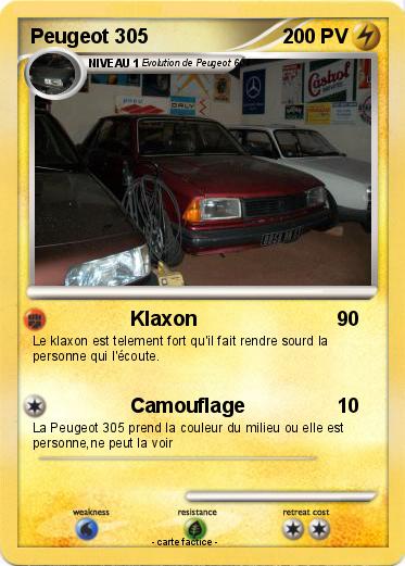Pokemon Peugeot 305