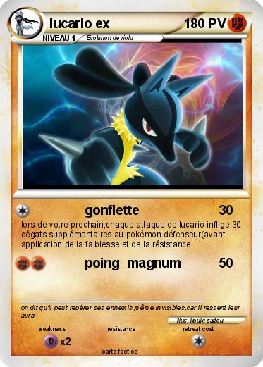 Pokemon lucario ex