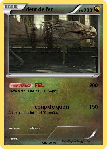 Pokemon dent de fer
