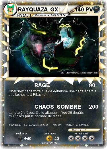 Pokemon RAYQUAZA  GX