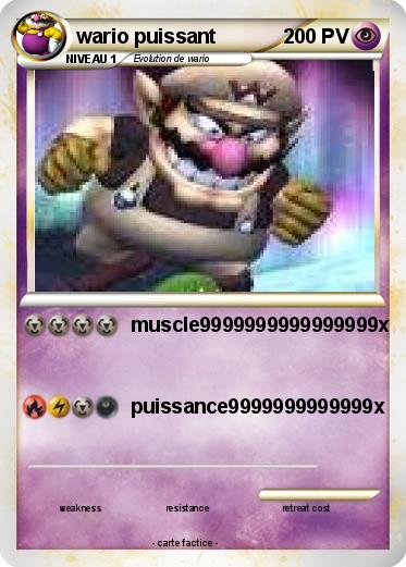 Pokemon wario puissant