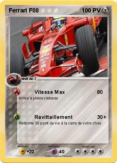 Pokemon Ferrari F08