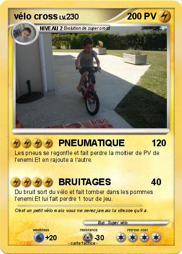 Pokemon vélo cross