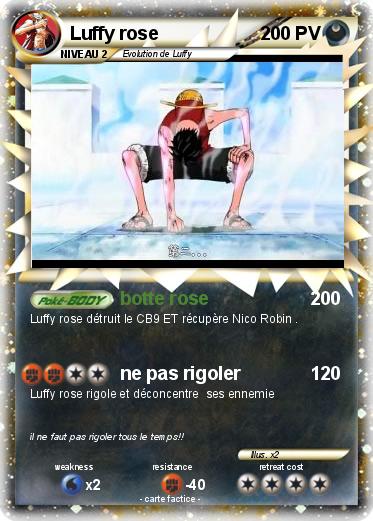 Pokemon Luffy rose