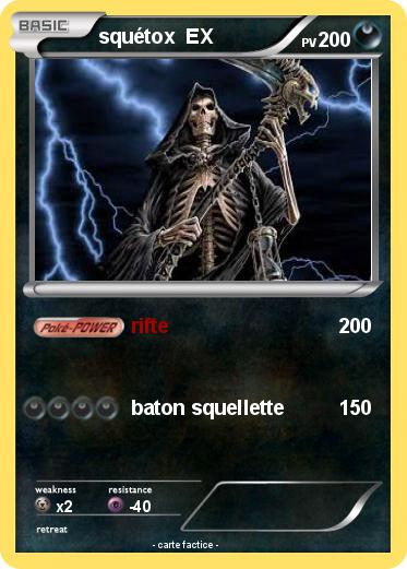 Pokemon squétox  EX