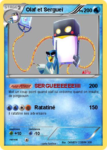 Pokemon Olaf et Serguei