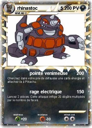 Pokemon rhinastoc                  5                                    5