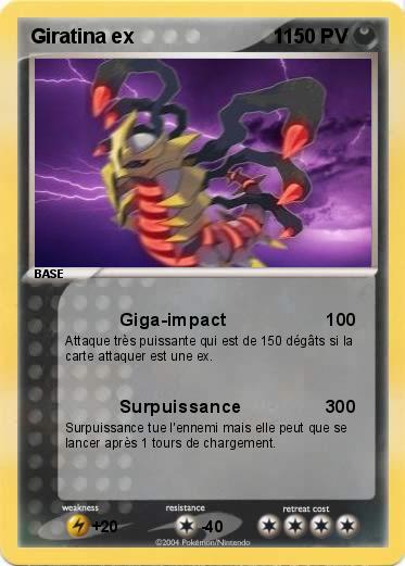 Pokemon Giratina ex                         1