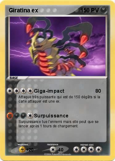 Pokemon Giratina ex