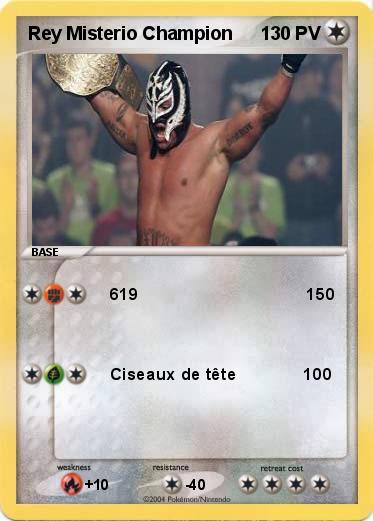 Pokemon Rey Misterio Champion                       