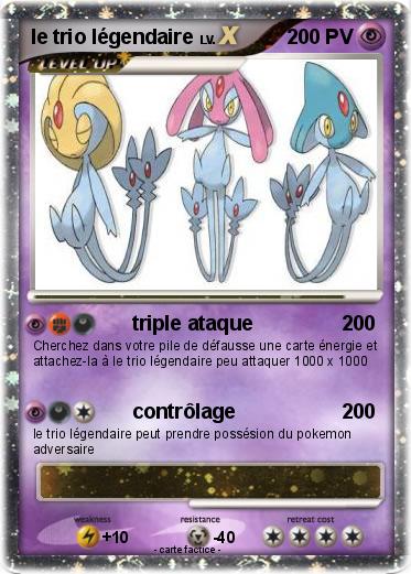 Pokemon le trio légendaire