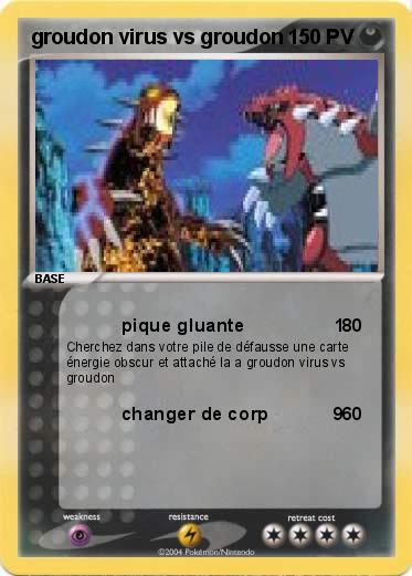 Pokemon groudon virus vs groudon