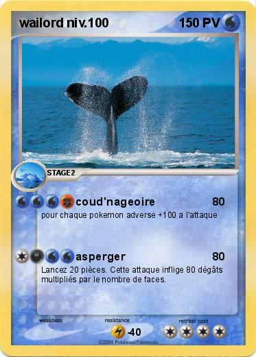 Pokemon wailord niv.100