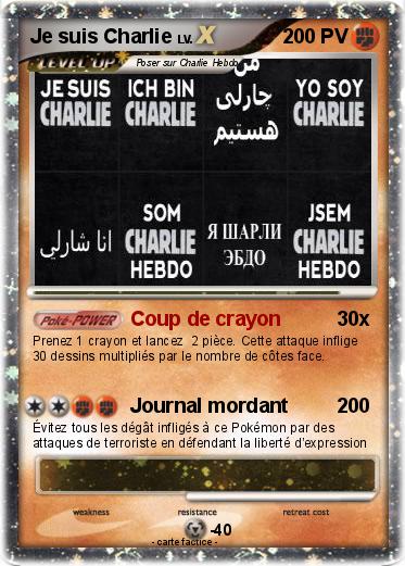 Pokemon Je suis Charlie
