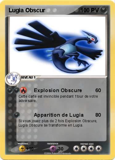 Pokemon Lugia Obscur