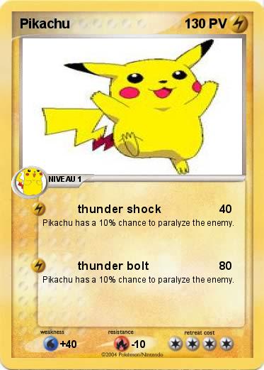 Pokemon Pikachu