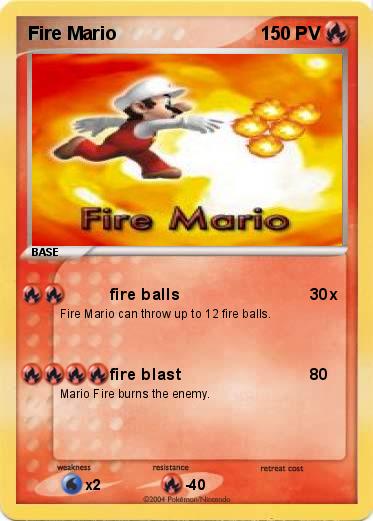 Pokemon Fire Mario