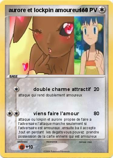 Pokemon aurore et lockpin amoureuses