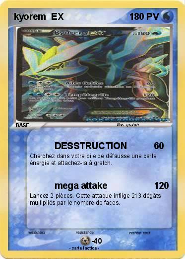 Pokemon kyorem  EX