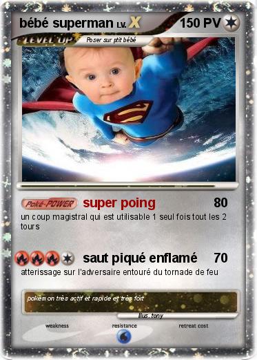 Pokemon bébé superman