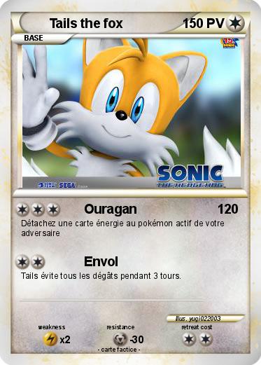 Pokemon Tails the fox