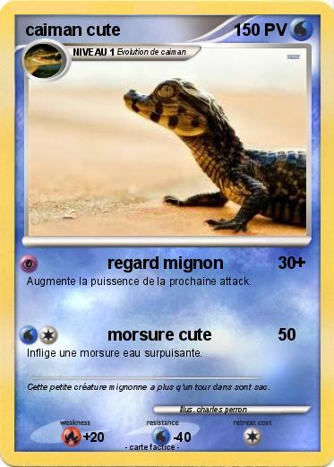Pokemon caiman cute