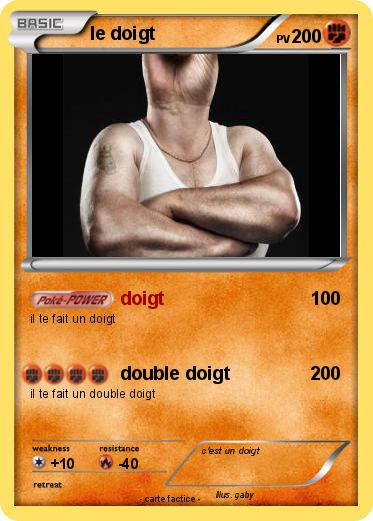 Pokemon le doigt