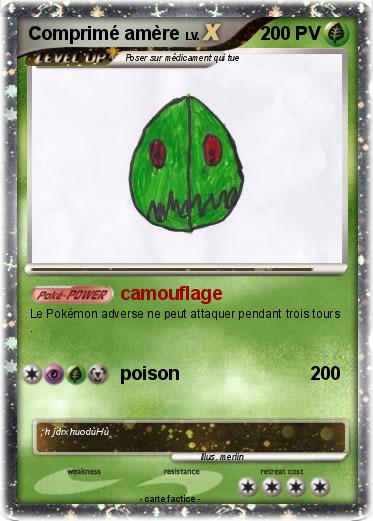 Pokemon Comprimé amère