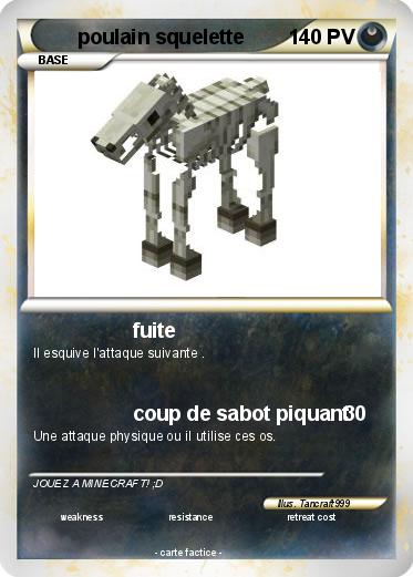 Pokemon poulain squelette