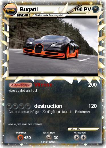 Pokemon Bugatti