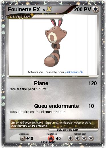 Pokemon Fouinette EX