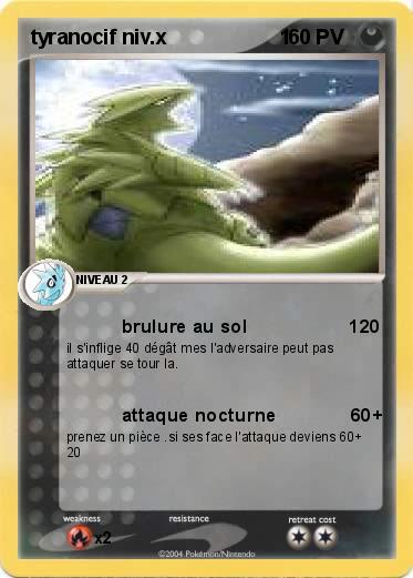 Pokemon tyranocif niv.x                    1