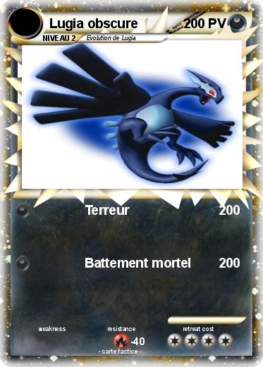 Pokemon Lugia obscure