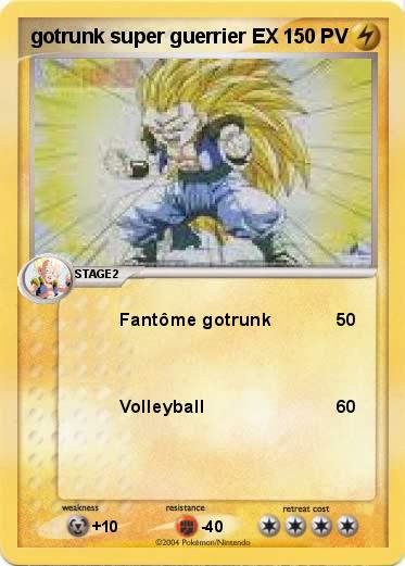 Pokemon gotrunk super guerrier EX