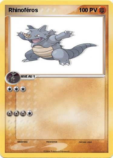 Pokemon Rhinoféros