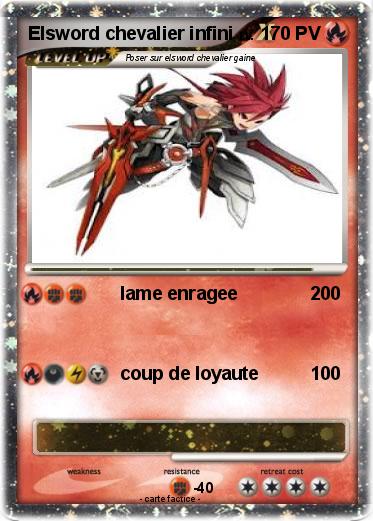 Pokemon Elsword chevalier infini