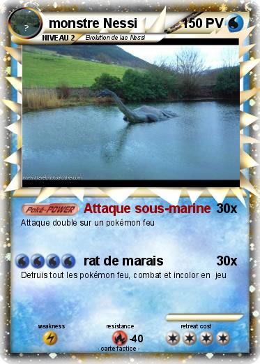 Pokemon monstre Nessi