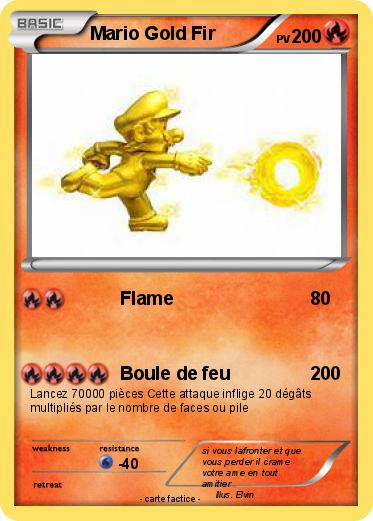Pokemon Mario Gold Fir