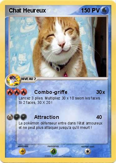 Pokemon Chat Heureux