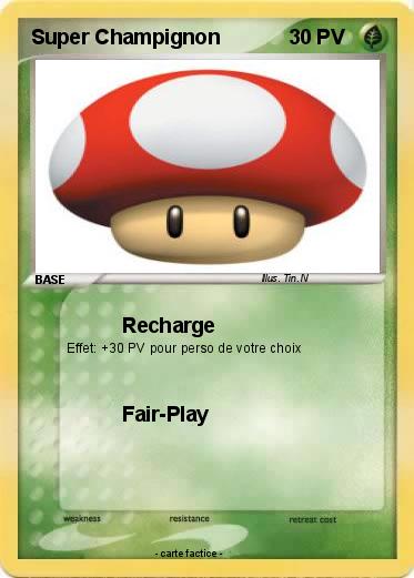 Pokemon Super Champignon