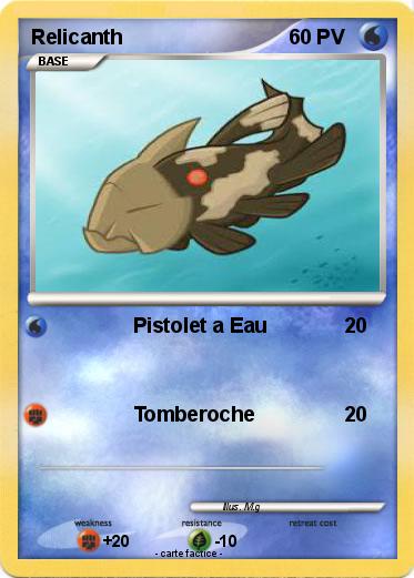 Pokemon Relicanth