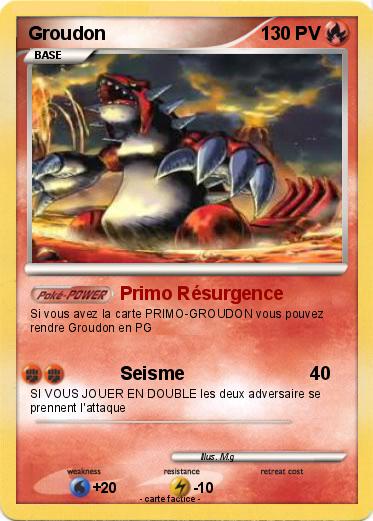 Pokemon Groudon