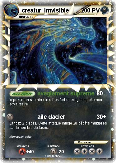 Pokemon creatur  imvisible
