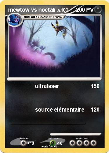 Pokemon mewtow vs noctali