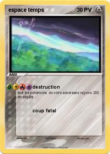 Pokemon espace temps 