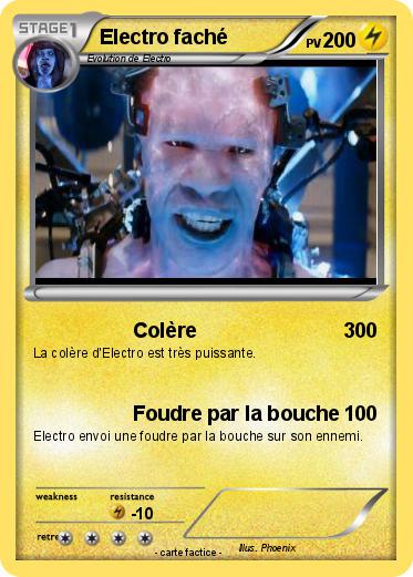 Pokemon Electro faché